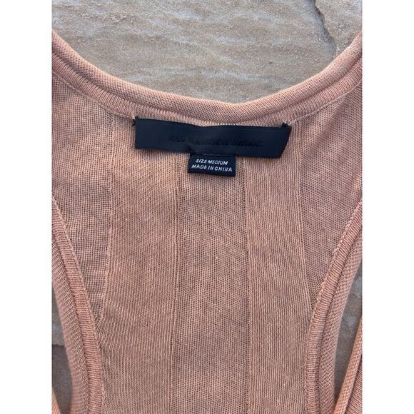 Alexander Wang Orange 100% Cotton Scoop Neck Tank Top, Size Small - Picture 2 of 4